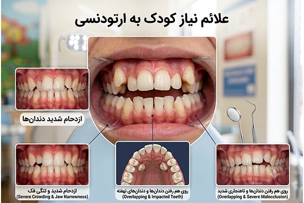 علائم نیاز به ارتودنسی